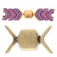 Cymbal ™ DQ metal Magnetic clasp Vorino II for Chevron Duo - Antique bronze